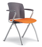 Caddy Chair - Plastic Back and Fabric Seat