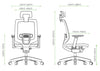 Danver Highback Chair - Full Black