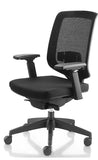 Danver Midback Chair - Full Black