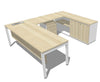 LDS1 L-Shape Desk With Storage