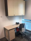 Free Standing Desk with Loop Leg
