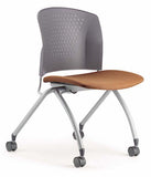 Caddy Chair - Plastic Back and Fabric Seat