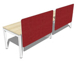 HPW-C2SS Rectangular Workstation - Cluster of 2