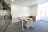 Free Standing Desk with Sq5 Leg